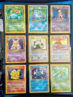 Pokemon Cards VINTAGE Collection Binder - Rare Holos, First Edition, WOTC 1999 - Image 3