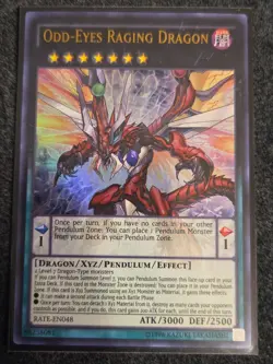 Odd-Eyes Raging Dragon Ultra Rare Card RATE-EN048 Unl Edition NM - Image 1
