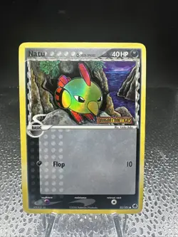 Pokemon TCG English Card ex Dragon Frontiers Natu 55/101 Reverse Holo Stamped - Image 1