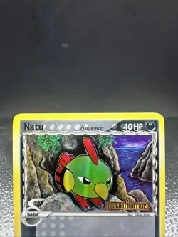 Pokemon TCG English Card ex Dragon Frontiers Natu 55/101 Reverse Holo Stamped - Image 3
