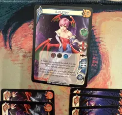 Universal Fighting System Darkstalkers Lilith Character W/ Lilith Theme Cards - Image 4