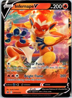 Infernape V Promo SWSH: Sword & Shield Promo Cards SWSH252 NM - Image 1