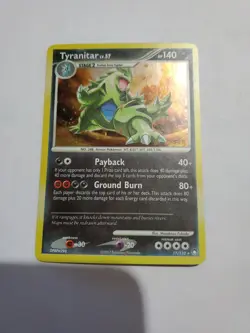 Tyranitar 17/123 Reverse Holo Rare Mysterious Treasures Pokemon Card NM - Image 1