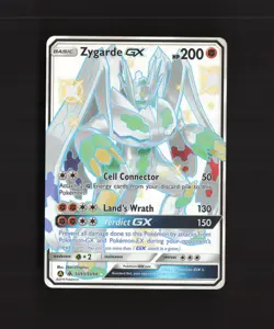 Zygarde GX SV65/SV94 Hidden Fates Full Art Shiny Holo Rare Pokemon Card NM - Image 1