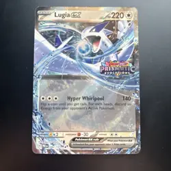 Pokemon TCG Lugia EX Double Rare Holo Card 082/131 Prismatic Evolutions Stamp - Image 1