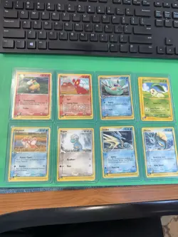 Pokemon e-Reader Card Lot (8) Numel Slugma Bagon Corphish Seadra Chikorita Mint - Image 1