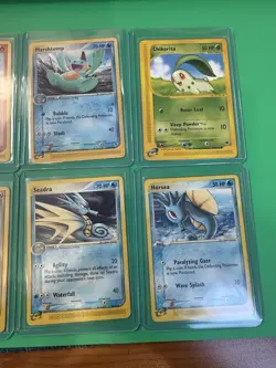 Pokemon e-Reader Card Lot (8) Numel Slugma Bagon Corphish Seadra Chikorita Mint - Image 2