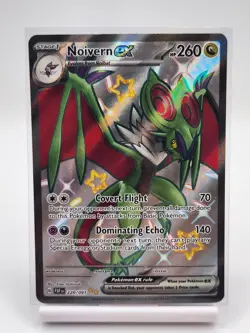 Pokemon Noivern EX TCG SV Paldean Fates Holo Shiny Ultra Rare Card 220/091 - Image 1