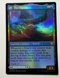 Cosima, God of the Voyage / The Omenkeel FOIL KHM MTG Kaldheim MINT - Image 2