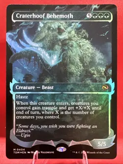 Tarkir: Dragonstorm 💥Craterhoof Behemoth💥(Showcase) 💥Foil💥 M 0404 - Image 1