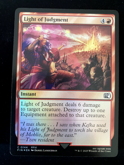 Light of Judgment MTG Final Fantasy 0144 Foil Common NM - Image 1