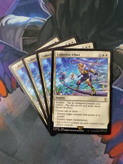Collective Effort x 4 | *% Off 2+ | Final Fantasy | NM | MTG - Image 1