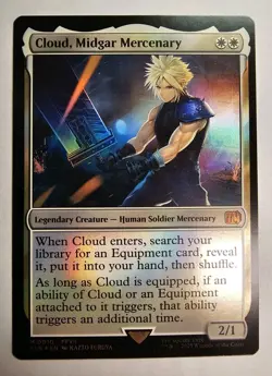 Cloud, Midgar Mercenary Final Fantasy Foil - Image 1