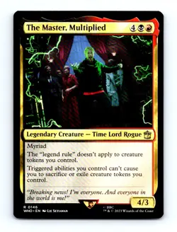 #146 2023 Doctor Who The Master, Multiplied Rare - Image 1