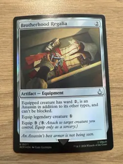 ???? MTG Assassin’s Creed - Brotherhood Regalia #071 Non-Foil Uncommon NM - Image 1