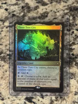 MTG Three Tree City 260 Foil Bloomburrow BLB NM - Image 1