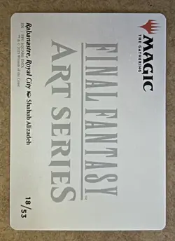 Rabanastre, Royal City Art Series Gold Stamped Signature - Final Fantasy LP MTG - Image 2
