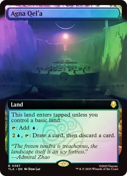 Agna Qel'a Foil Extended Art Avatar: The Last Airbender NM MTG - Image 1