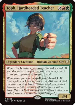 Toph, Hardheaded Teacher Avatar: The Last Airbender NM MTG - Image 1
