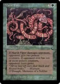 4 Marsh Viper - 4x x4 LP - The Dark - SPARROW MAGIC - mtg - - Image 1