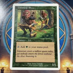 MTG Magic the Gathering Llanowar Elves (253/354) Seventh Edition LP - Image 1