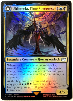 MTG Ultimecia, Time Sorceress (Foil) Final Fantasy 0247 NM - Image 1