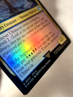 MTG Ultimecia, Time Sorceress (Foil) Final Fantasy 0247 NM - Image 2