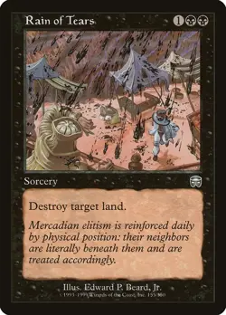 Rain of Tears 1x MtG Mercadian Masques MMQ PLAYED - Image 1