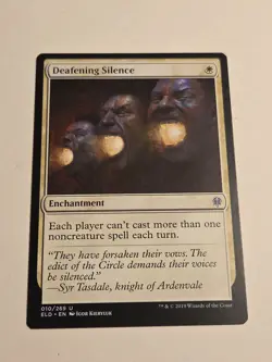 Deafening Silence X1 ELD Throne Of Eldraine 10/269 Uncommon - Image 1