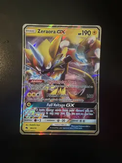 Pokemon TCG Zeraora GX Sun & Moon - Lost Thunder 86/214 Holo Ultra Rare - Image 1