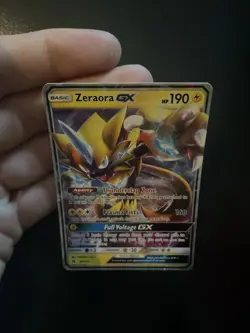 Pokemon TCG Zeraora GX Sun & Moon - Lost Thunder 86/214 Holo Ultra Rare - Image 4