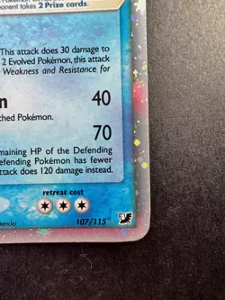 Pokemon Politoed EX 107/115 Unseen Forces Holo 2005 TCG - Image 5