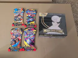 Mega Evolution ETB (Gardevoir) + 4x Sleeved Booster Art Set - Pokemon TCG - Image 1