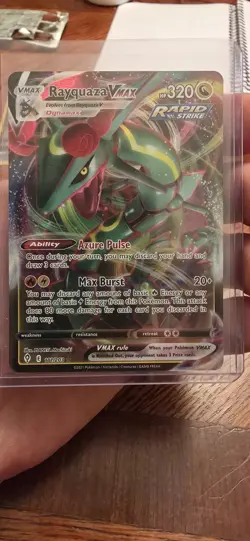 Pokemon TCG Rayquaza VMAX Evolving Skies 111/203 Holo Ultra Rare MINT FRESH PULL - Image 1