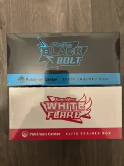 ?? Pokemon Center Black Bolt & White Flare Elite Trainer Box (PKC ETB) - Image 3
