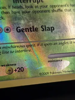 Pokemon TCG Lombre 52/127 Platinum Base Set Reverse Holo MP Read - Image 2