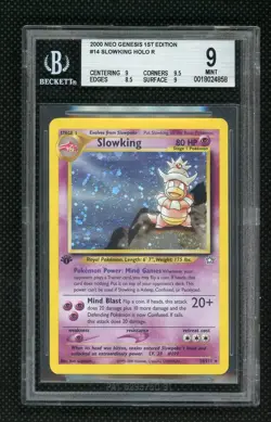 Slowking 2000 Pokemon Neo Genesis 1st Edition BGS 9 #14 - Image 1