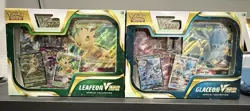 Pokemon TCG Leafeon Glaceon VSTAR Special Collection Lot of 2 Factory Sealed - Image 1