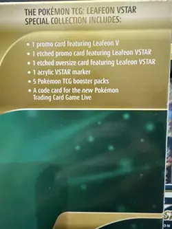Pokemon TCG Leafeon Glaceon VSTAR Special Collection Lot of 2 Factory Sealed - Image 4
