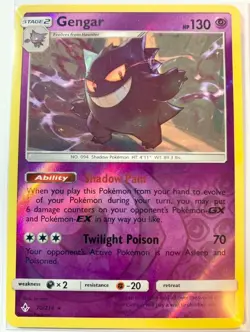Gengar Reverse Holo Rare 70/214 Unbroken Bonds Pokemon TCG NM/SP - Image 1