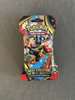 POKEMON - MEGA EVOLUTION - SET OF 10 SLEEVED BOOSTER PACKS - NEW SEALED - Image 1
