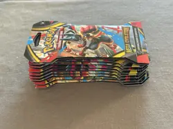 POKEMON - MEGA EVOLUTION - SET OF 10 SLEEVED BOOSTER PACKS - NEW SEALED - Image 2