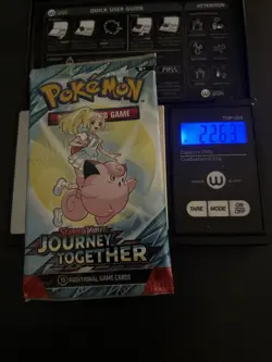 Heavy! Over 22.63 Gram Pokemon Journey Together Booster Pack Sealed - Image 1