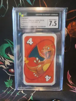 Charizard Pokemon Pocket UNO 2019 (Chinese) - 4 CGC 7.5 NM+ - Image 1