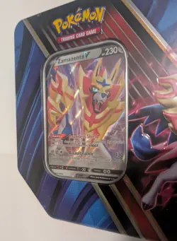 Pokemon TCG Legends of Galar Tin Zamazenta V 2020 NEW. Read Description. - Image 2