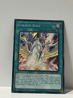 Golden Rule BLMR-EN035 Battles of Legend: Monstrous Revenge 1st Edition Yugioh - Image 1
