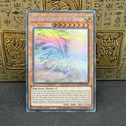 Yugioh Blue Eyes Alternative White Dragon GFTP-EN129 Ghost Rare 1st Edition NM - Image 1
