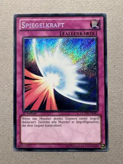 Mirror Force LCYW-DE091 1st Edition Legendary Collection Yugi's German LP/MP - Image 1