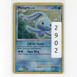 Pokemon TCG Manaphy 4/12 DP Trainer Kit: Manaphy Holo Card EN-DMG 2007 - Image 3