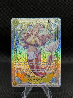 One Piece Card Shirahoshi SR SP OP11 Parallel Fist of Divine Speed English - Image 1